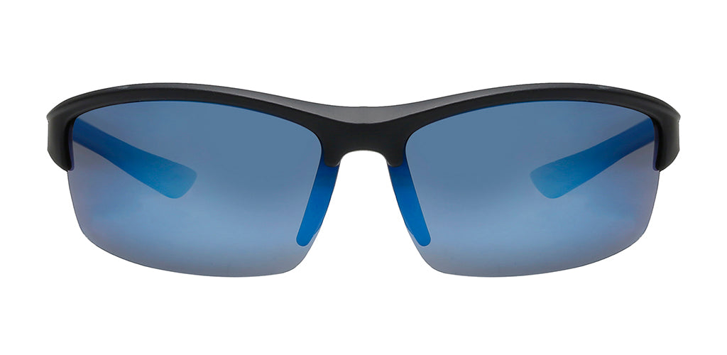 Academy Blue Mirror Polarized Sunglasses