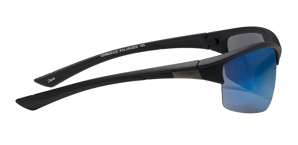 Academy Blue Mirror Polarized Sunglasses