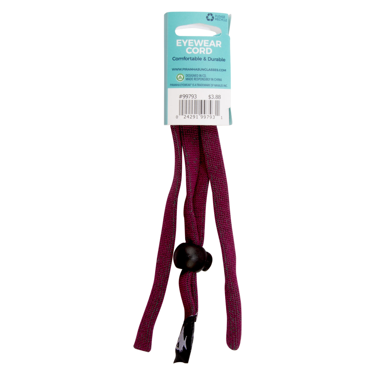 Adventurer Sunglasses Cord Magenta Piranha Eyewear