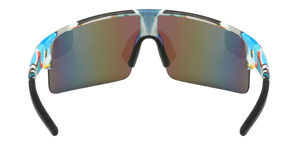 Graffiti Shield Sports Sunglasses