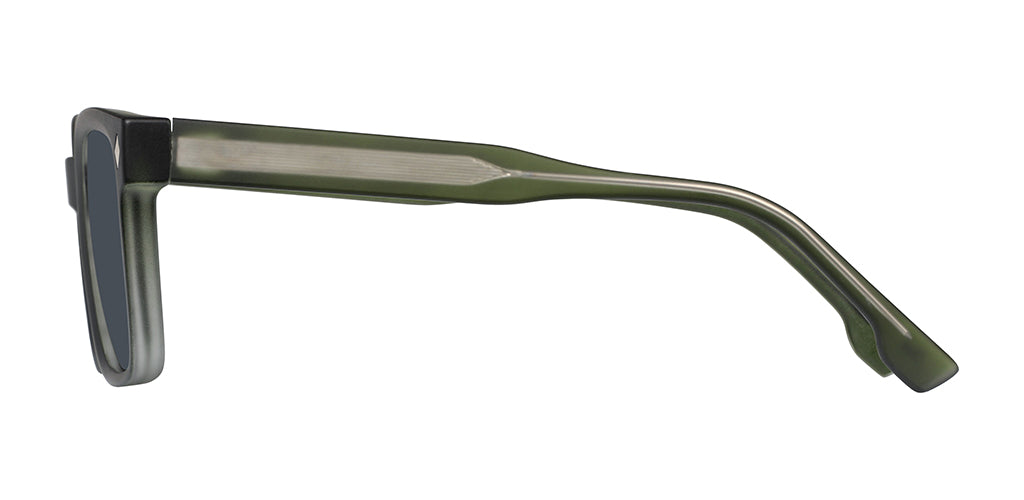 Forest Frosted Green Sunglasses for Men and Women