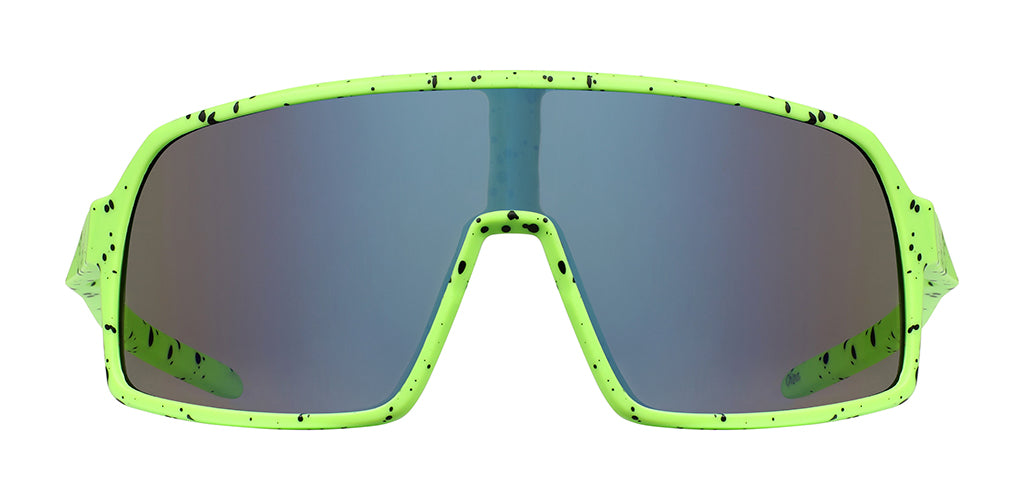 Piranha Eyewear Resume Sports Wrap Shield Neon Green