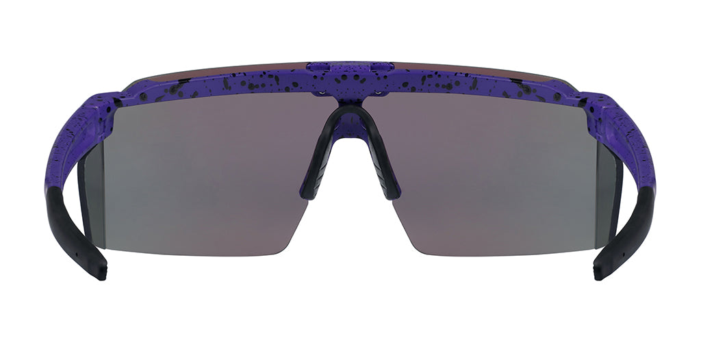 Upland Flip Up Shield Sunglasses for Men with Blue Mirror Lenses
