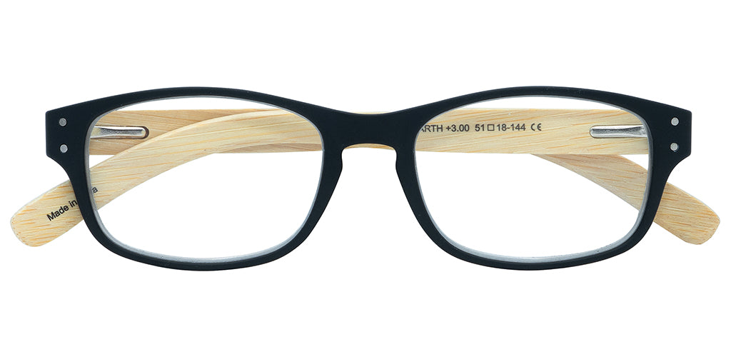Evergreen Natural Earth Bamboo Reading Glasses