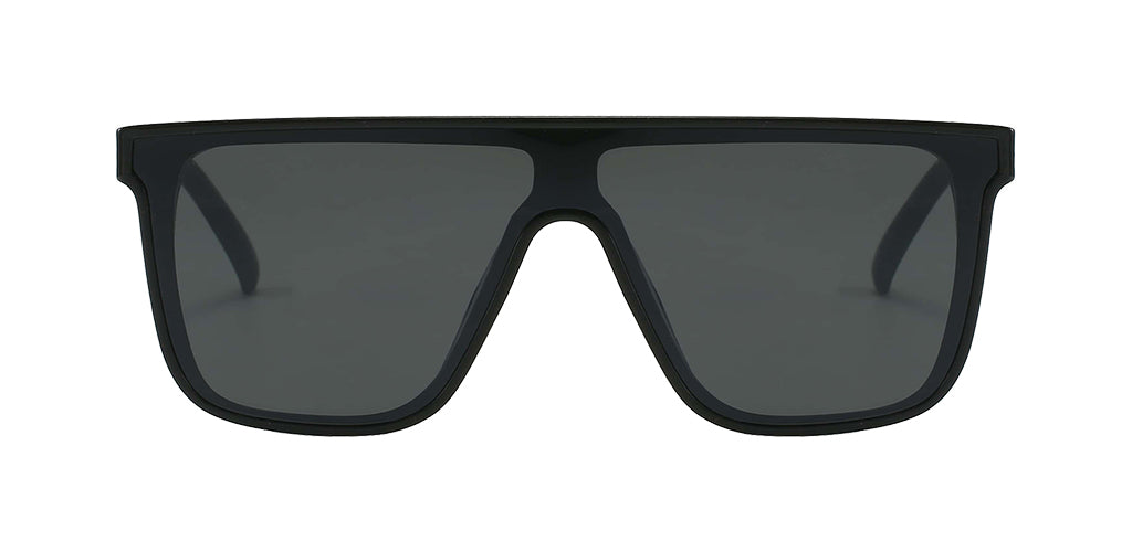 Cypher II Black Flat Top Sunglasses