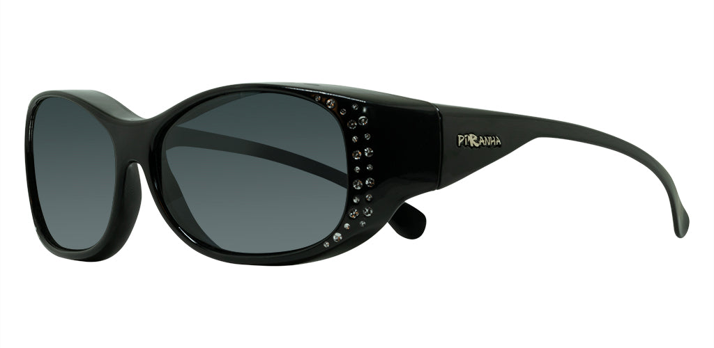 Fit Over Polarized Sunglasses for Women with Gray Lens