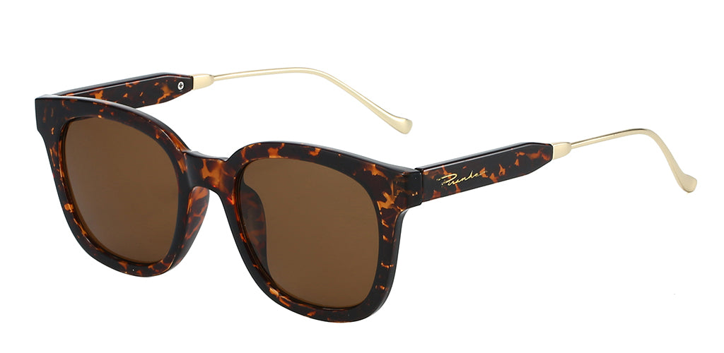 Millie Tortoiseshell Square Hybrid Sunglasses