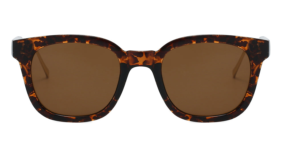 Millie Tortoiseshell Square Hybrid Sunglasses