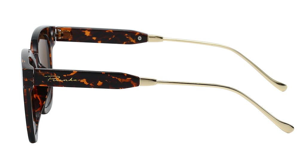 Millie Tortoiseshell Square Hybrid Sunglasses