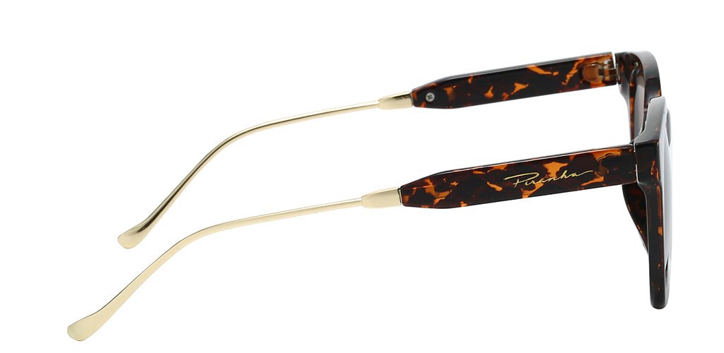 Millie Tortoiseshell Square Hybrid Sunglasses