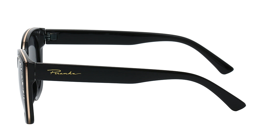 Goldie Triplet Cateye Rhinestone Sunglasses