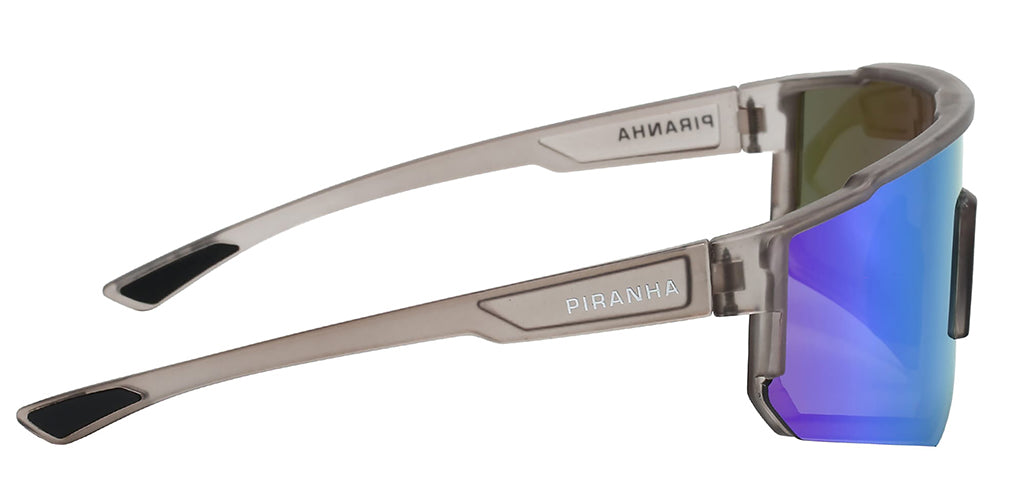Icevolt Frosted Gray Shield Sports Sunglasses