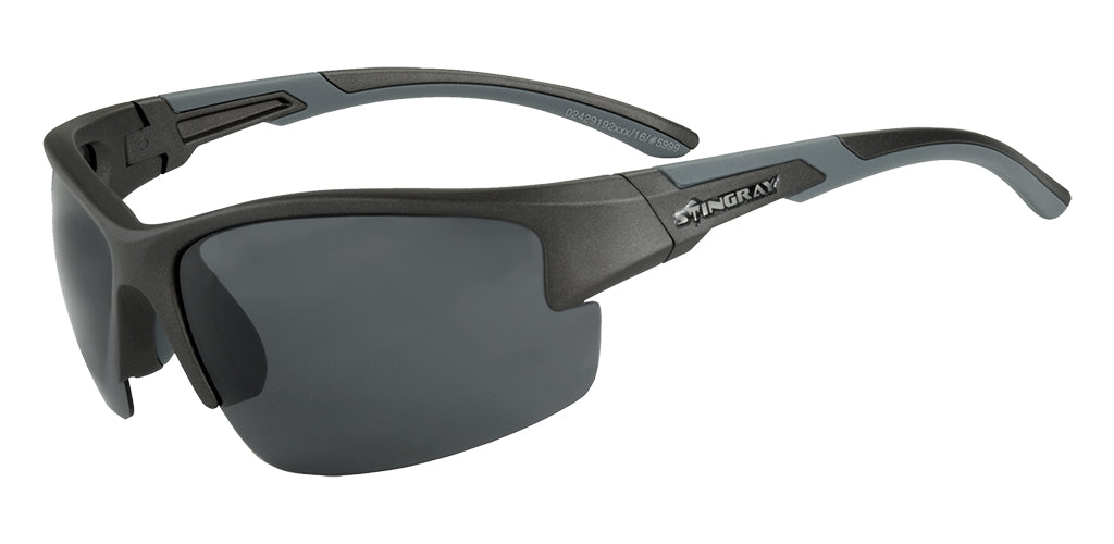 Stingray FLX-T Adventure II Gray Polarized Sports Sunglasses