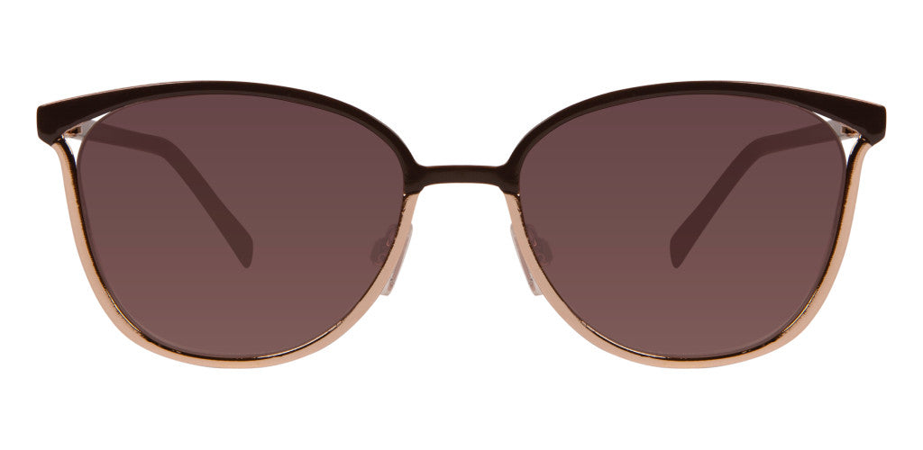 Gold Keyhole Cat Eye Sunglasses - Tilda by Piranha Eyewear
