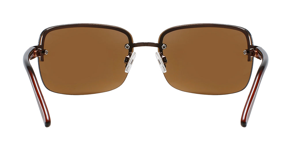 Houston Retro Semi-rimless Sunglasses