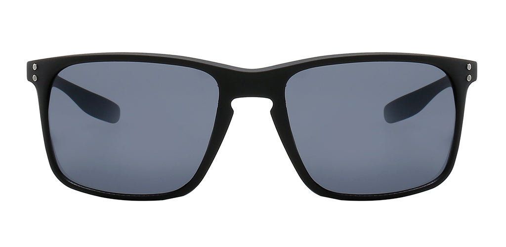 Piranha Jack Square Black Sunglasses