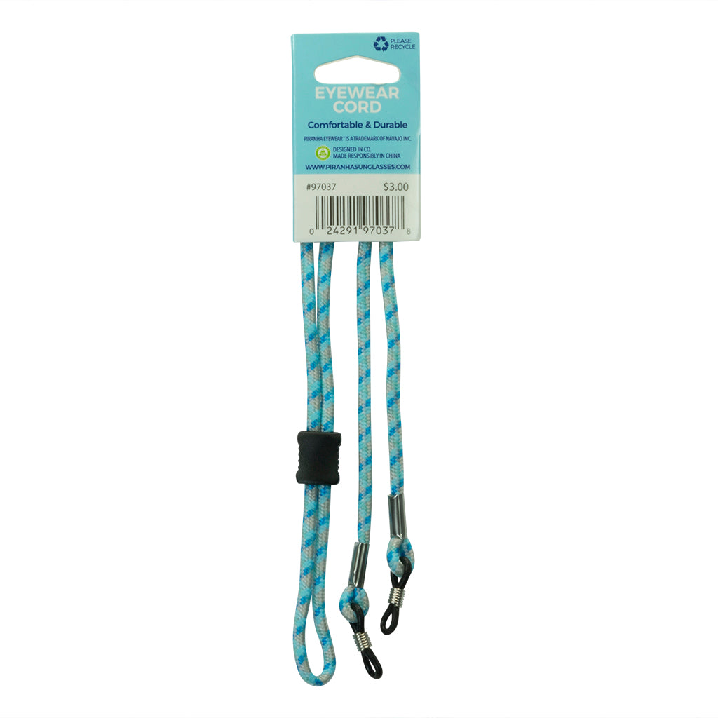 Round Adjustable Eyewear Cord - Blue