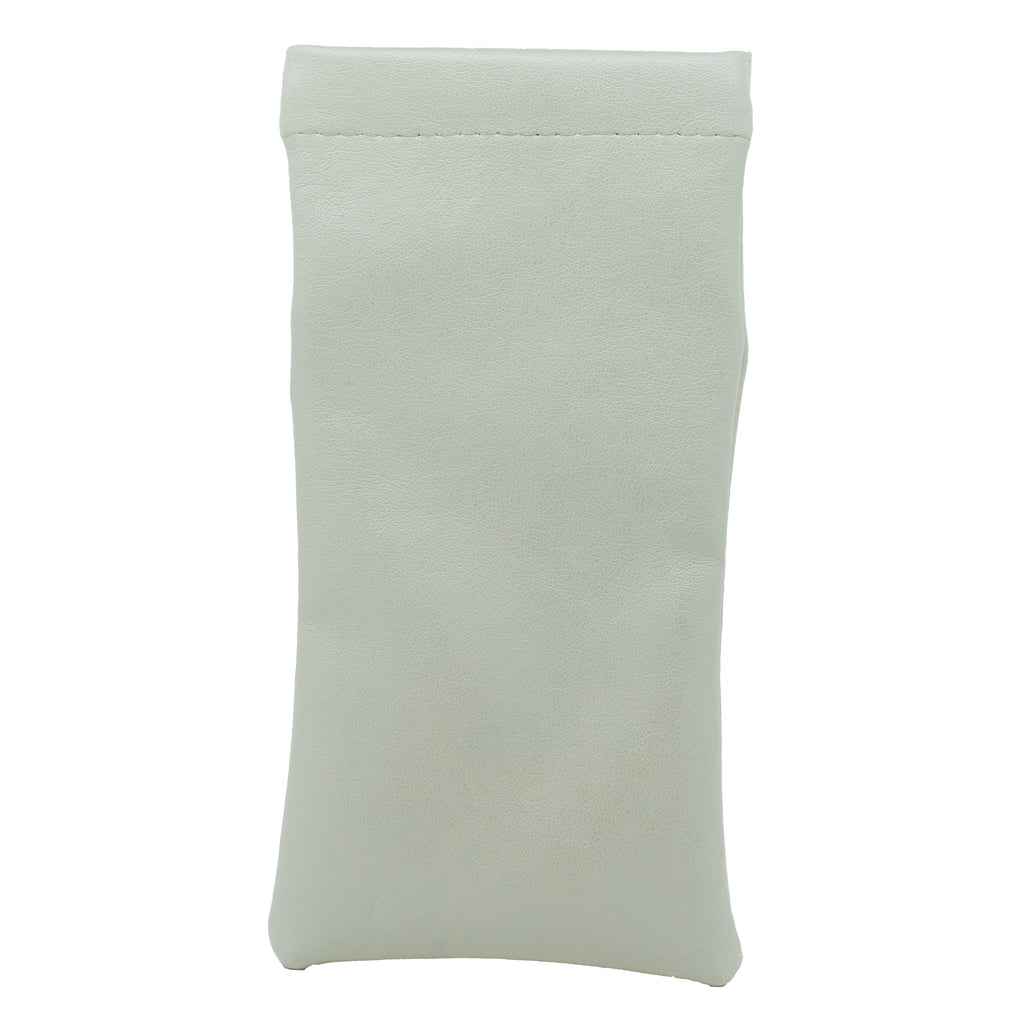 Pearlescent Beige Sunglasses Pouch