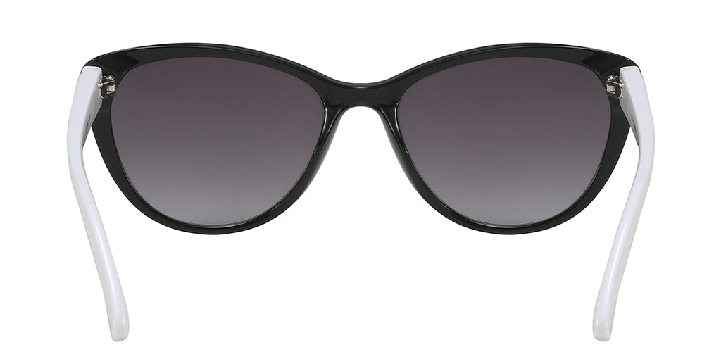 Lily Glossy Black Cat Eye Sunglasses