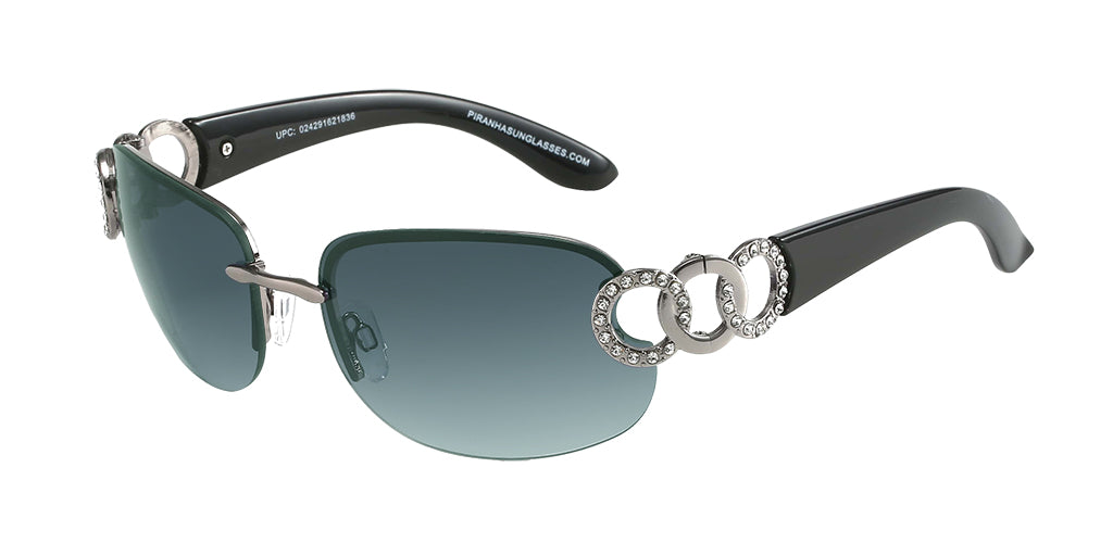 Chloe Oval Semi-Rimless Sunglasses