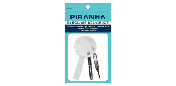 All Travel Sizes: Wholesale Piranha Eyeglass Repair Kit - 3 Piece Kit in  Reusable Pouch: Eye Care
